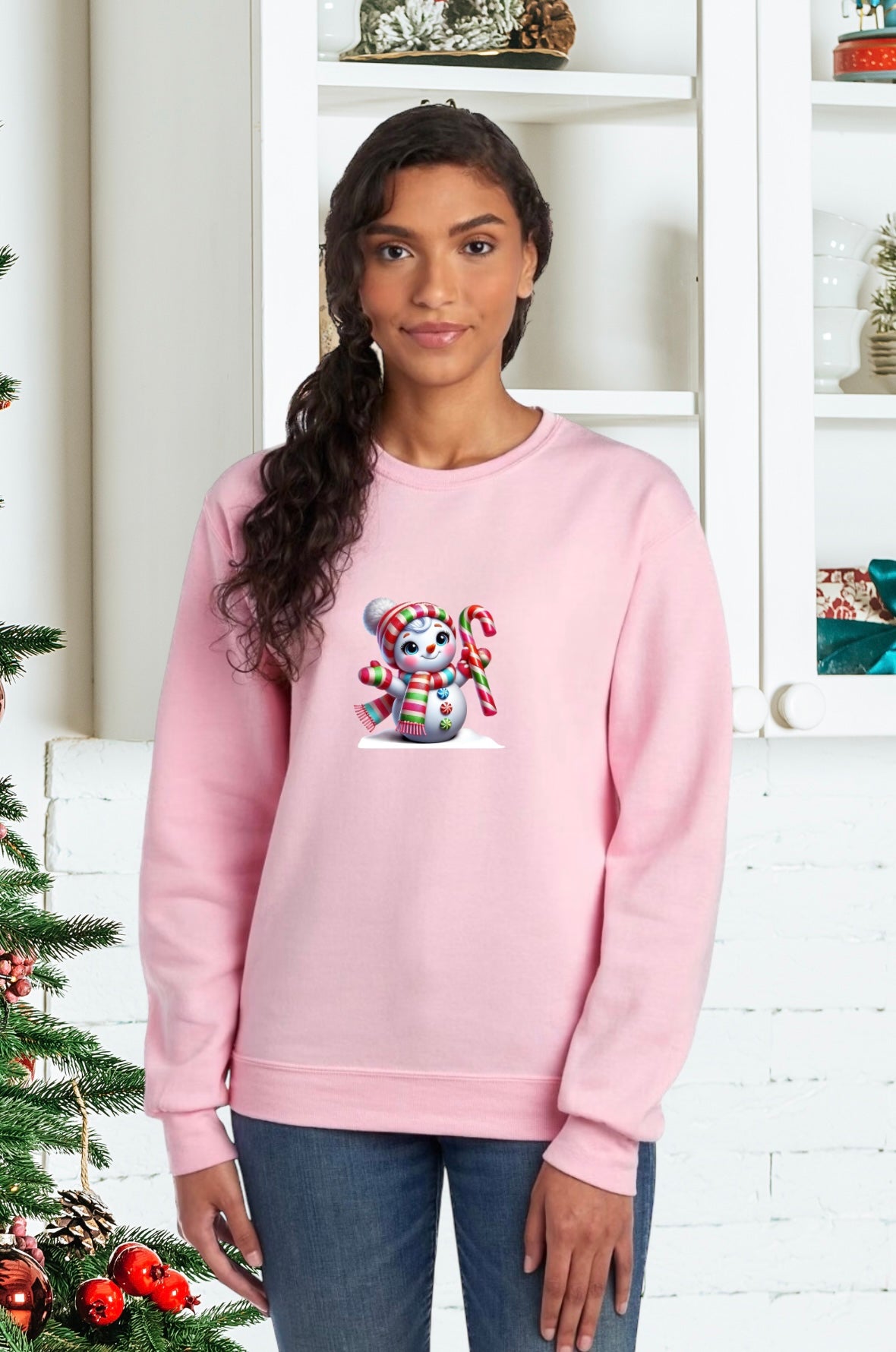 Sweatshirts, Unisex Sweatshirt, Cute Holiday Apparel, Adorable Festive Holiday Gifts, Holiday Apparel, Unisex Holiday Sweater, Adorable Snowman Holiday Sweater