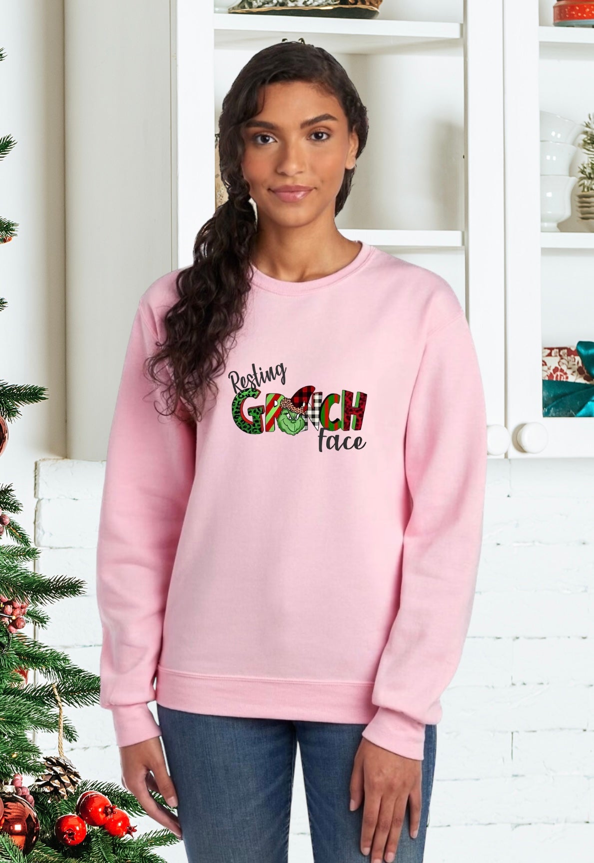 Sweatshirts, Unisex Sweatshirt, The Grinch, The Grinch Holiday Sweatshirt, The Grinch Holiday Sweater, Holiday Grinch Sweatshirt, The Grinch Christmas Sweatshirt, Resting Grinch Face