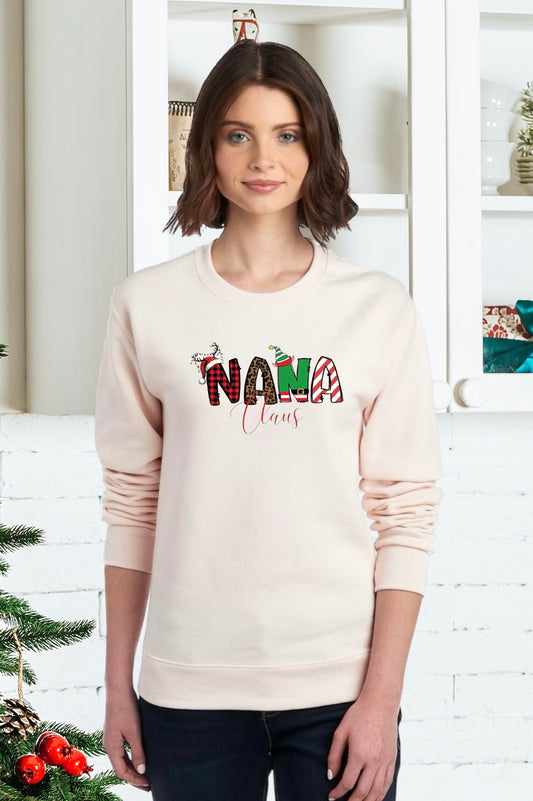 Sweatshirts, Unisex, Sweatshirt, Nana Apparel, Holiday Gifts for Grandma, Holiday Sweatshirt, Gifts for Grandma, Holiday Sweater, Christmas Sweatshirt, Holiday Gifts for Grandma