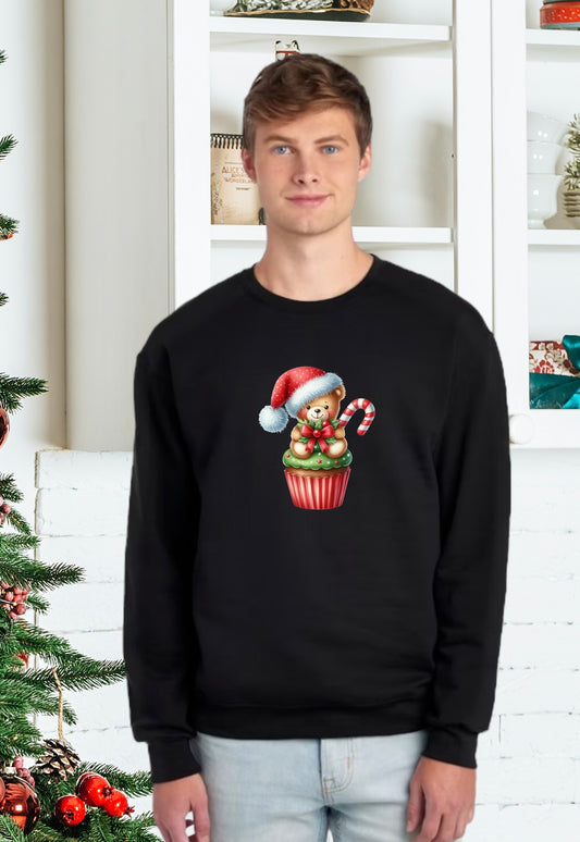 Sweatshirts, Unisex Sweatshirt, Cute Holiday Apparel, Adorable Festive Holiday Gifts, Holidsy Apparel, Unisex Holiday Sweater, Adorable Animal Holiday Sweater