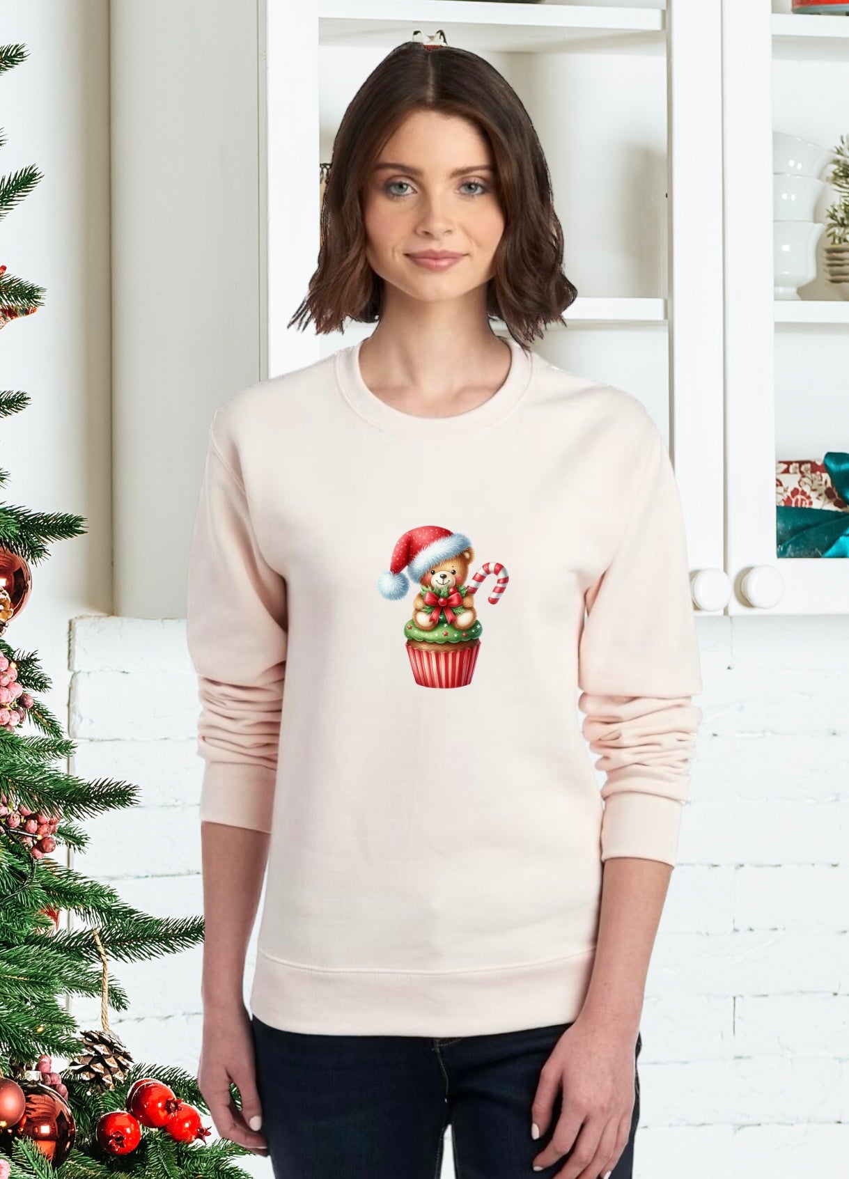 Sweatshirts, Unisex Sweatshirt, Cute Holiday Apparel, Adorable Festive Holiday Gifts, Holidsy Apparel, Unisex Holiday Sweater, Adorable Animal Holiday Sweater