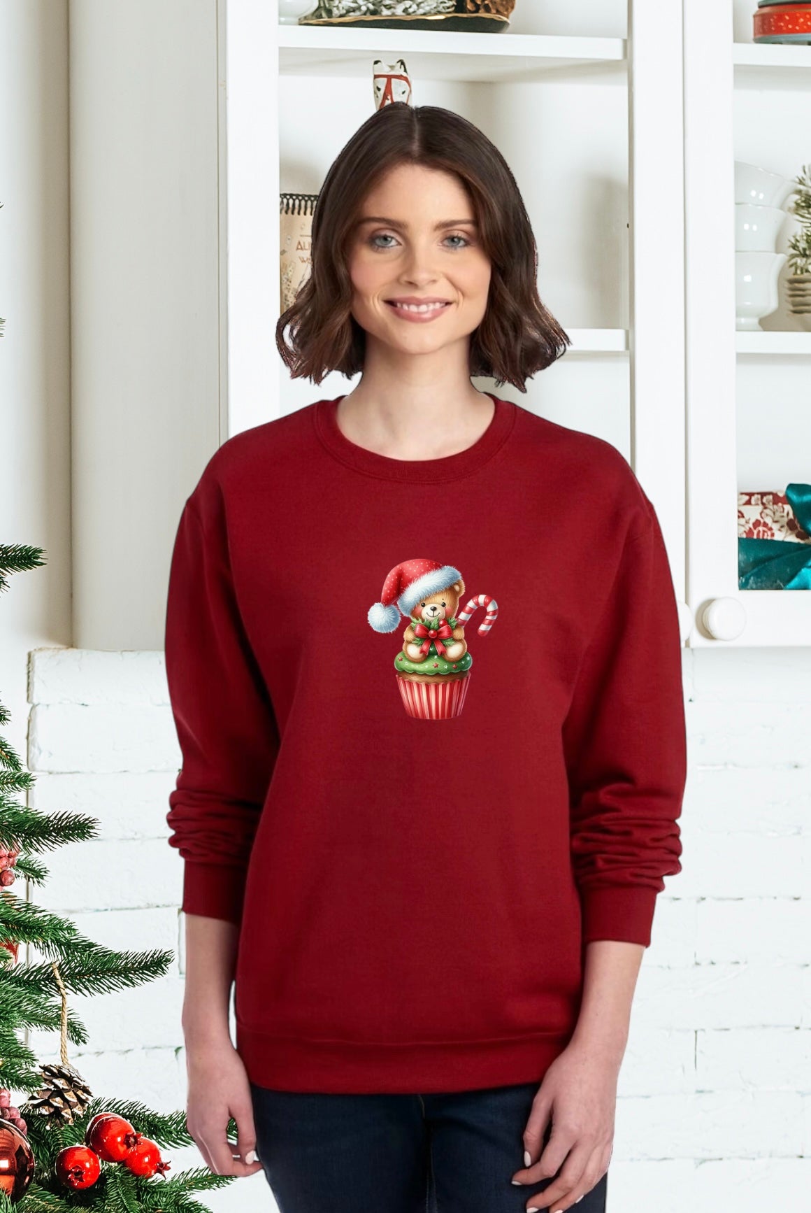 Sweatshirts, Unisex Sweatshirt, Cute Holiday Apparel, Adorable Festive Holiday Gifts, Holidsy Apparel, Unisex Holiday Sweater, Adorable Animal Holiday Sweater