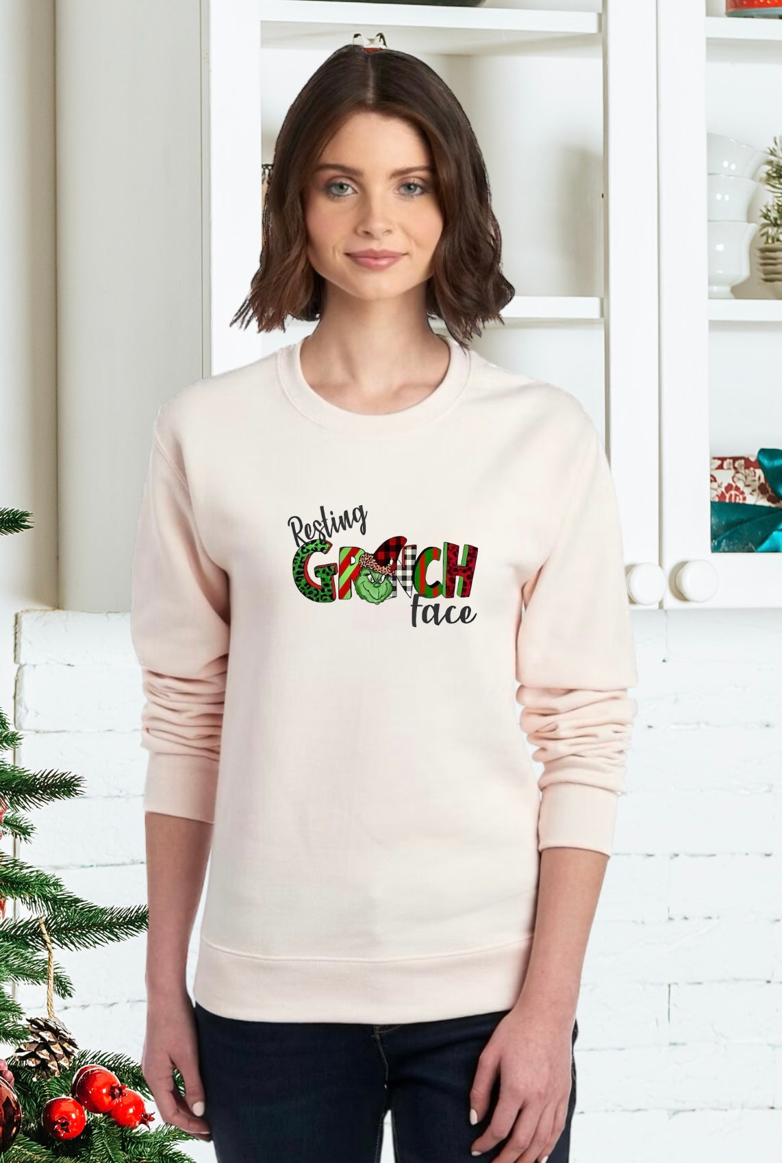 Sweatshirts, Unisex Sweatshirt, The Grinch, The Grinch Holiday Sweatshirt, The Grinch Holiday Sweater, Holiday Grinch Sweatshirt, The Grinch Christmas Sweatshirt, Resting Grinch Face