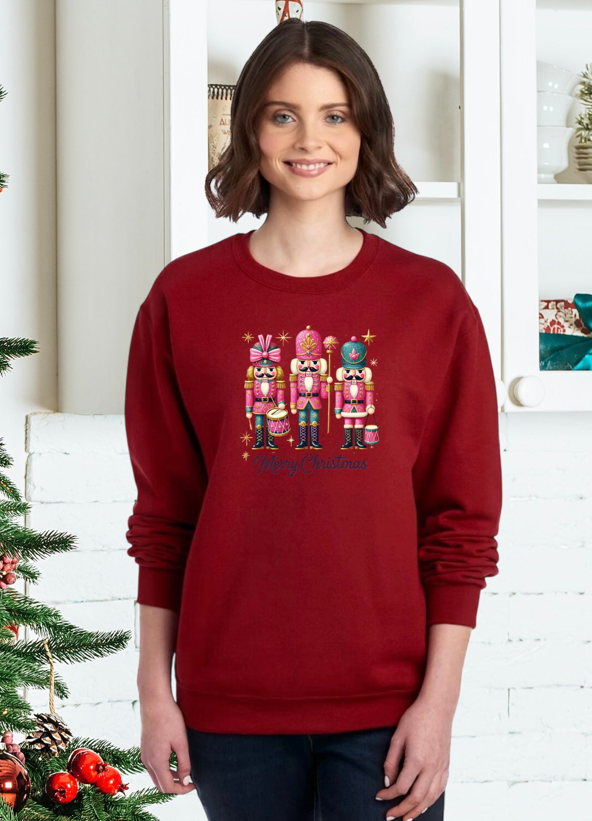 Sweatshirt, Unisex Sweatshirts, Santa Sweatshirts, Holiday Apparel, Holiday Gifts, Festive Sweatshirts, Holiday Apparel, Nutcracker, Holiday Apparel, Nutcracker Holiday Gifts