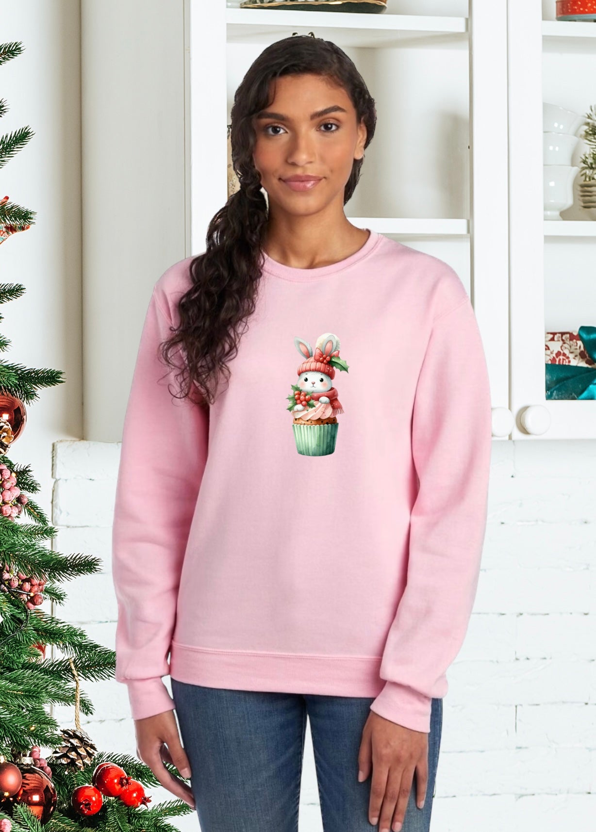 Sweatshirts, Unisex Sweatshirt, Cute Holiday Apparel, Adorable Festive Holiday Gifts, Holidsy Apparel, Unisex Holiday Sweater, Adorable Animal Holiday Sweater