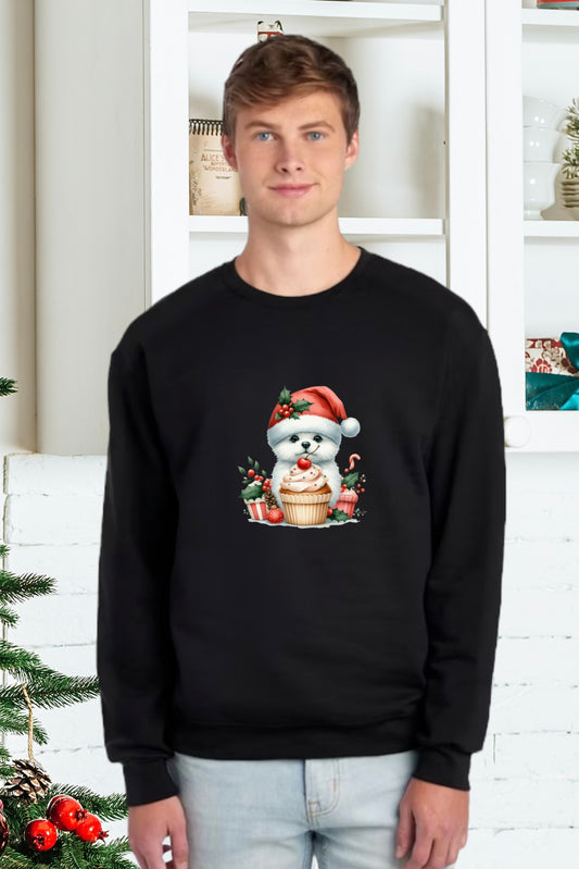 Sweatshirts, Unisex Sweatshirt, Cute Holiday Apparel, Adorable Festive Holiday Gifts, Holidsy Apparel, Unisex Holiday Sweater, Adorable Animal Holiday Sweater