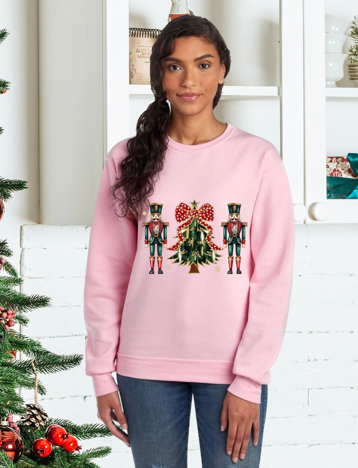 Sweatshirt, Unisex Sweatshirts, Santa Sweatshirts, Holiday Apparel, Holiday Gifts, Festive Sweatshirts, Holiday Apparel, Nutcracker, Holiday Apparel, Nutcracker Holiday Gifts