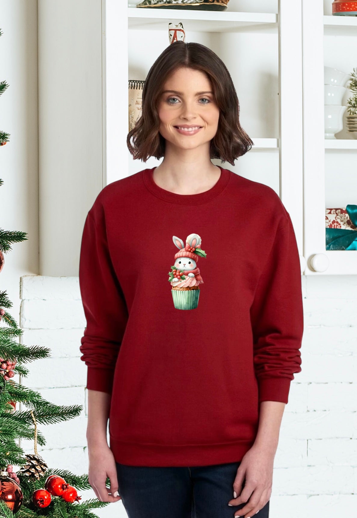 Sweatshirts, Unisex Sweatshirt, Cute Holiday Apparel, Adorable Festive Holiday Gifts, Holidsy Apparel, Unisex Holiday Sweater, Adorable Animal Holiday Sweater