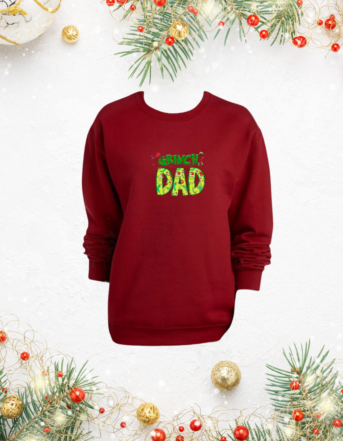 Sweatshirts, Unisex, Sweatshirt, The Grinch, Grinch Dad, The Grinch Holiday Sweatshirt, The Grinch Holiday Sweater, Holiday Grinch Sweatshirt, The Grinch Christmas Sweatshirt