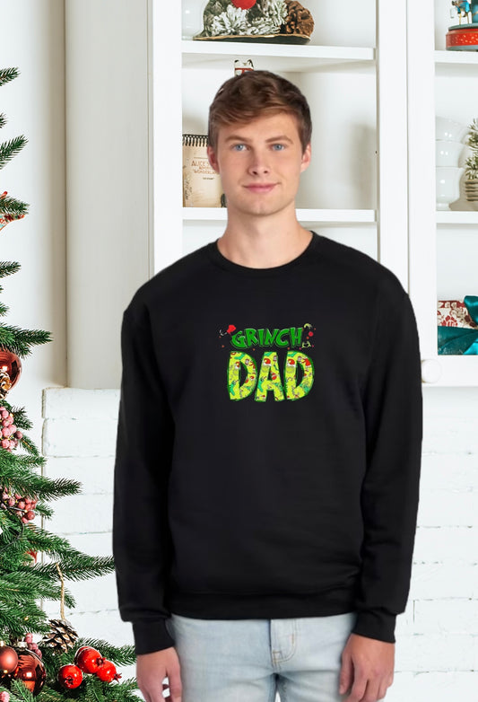 Sweatshirts, Unisex, Sweatshirt, The Grinch, Grinch Dad, The Grinch Holiday Sweatshirt, The Grinch Holiday Sweater, Holiday Grinch Sweatshirt, The Grinch Christmas Sweatshirt