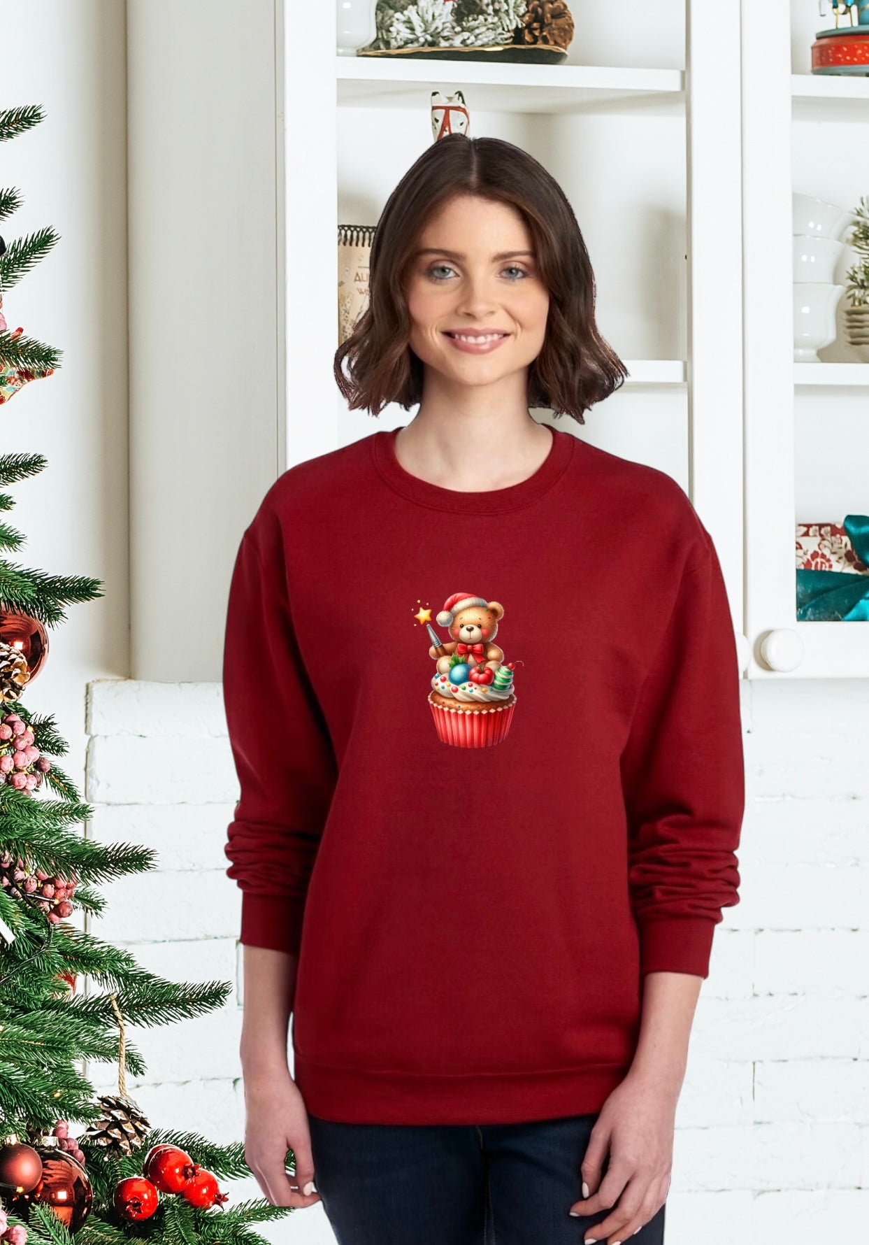 Sweatshirts, Unisex Sweatshirt, Cute Holiday Apparel, Adorable Festive Holiday Gifts, Holidsy Apparel, Unisex Holiday Sweater, Adorable Animal Holiday Sweater