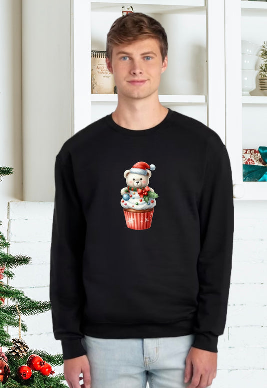 Sweatshirts, Unisex Sweatshirt, Cute Holiday Apparel, Adorable Festive Holiday Gifts, Holidsy Apparel, Unisex Holiday Sweater, Adorable Animal Holiday Sweater