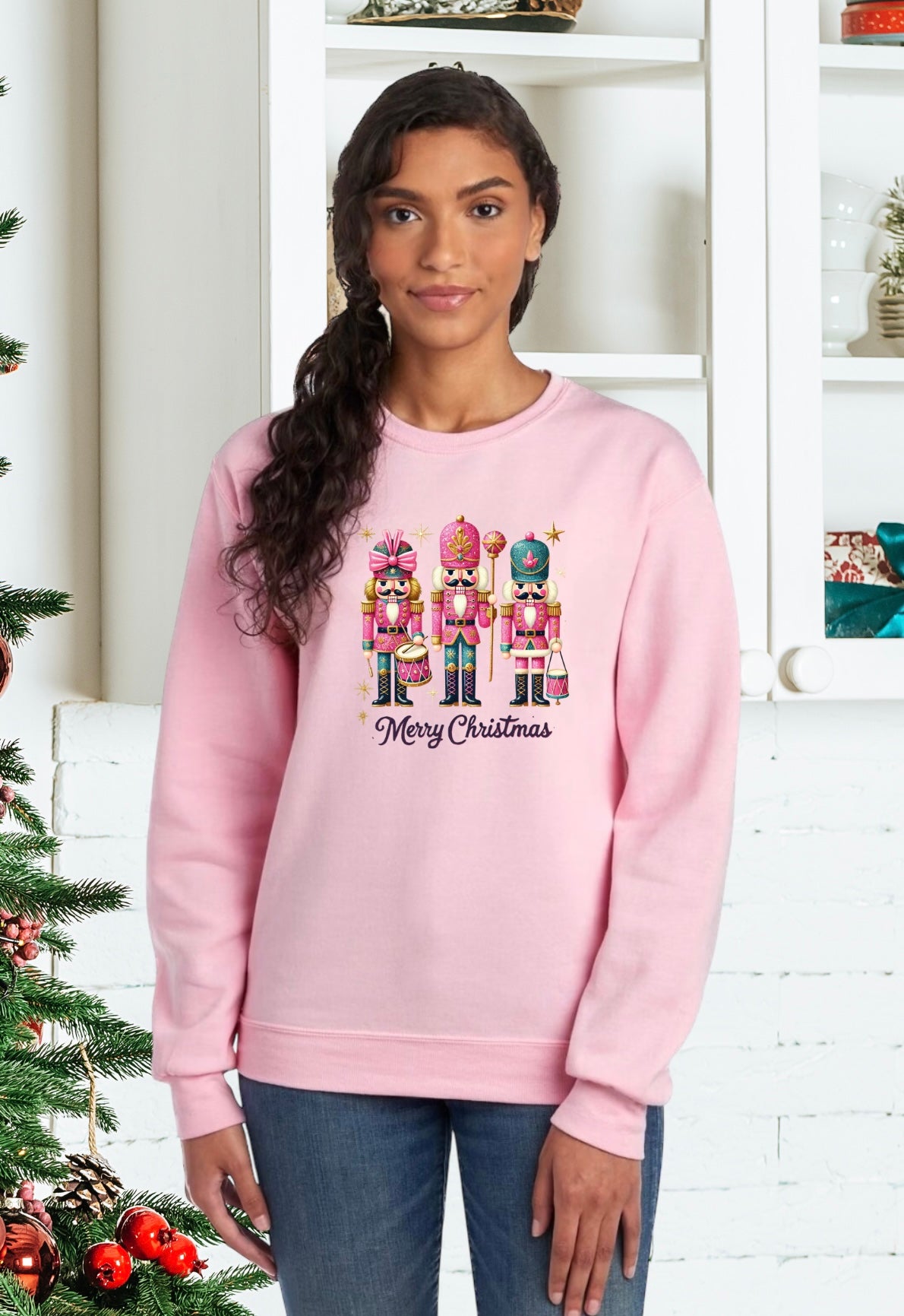 Sweatshirt, Unisex Sweatshirts, Santa Sweatshirts, Holiday Apparel, Holiday Gifts, Festive Sweatshirts, Holiday Apparel, Nutcracker, Holiday Apparel, Nutcracker Holiday Gifts