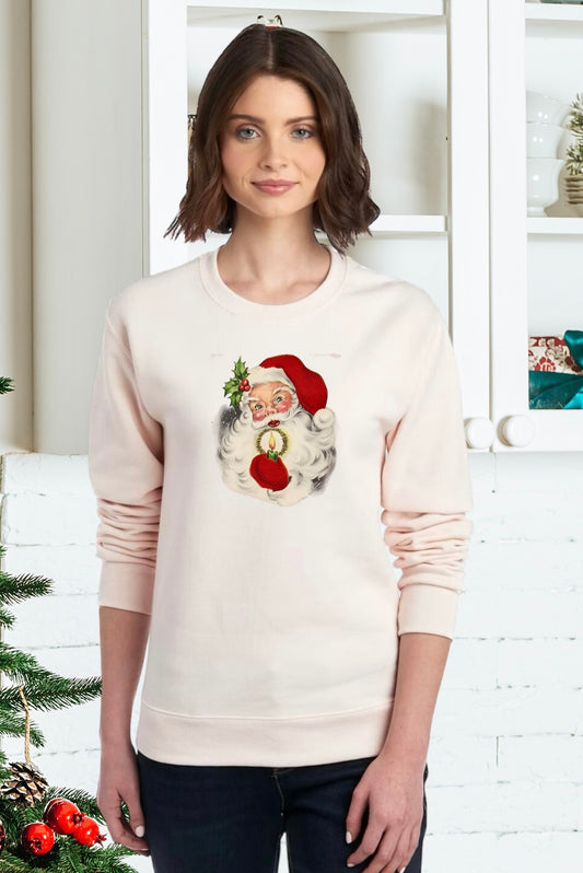 Sweatshirt, Unisex Sweatshirts, Santa Sweatshirts, Holiday Santa Apparel, Holiday Gifts, Festive Sweatshirts, Holiday Apparel, Santa Claus, Retro Santa, Classic Santa