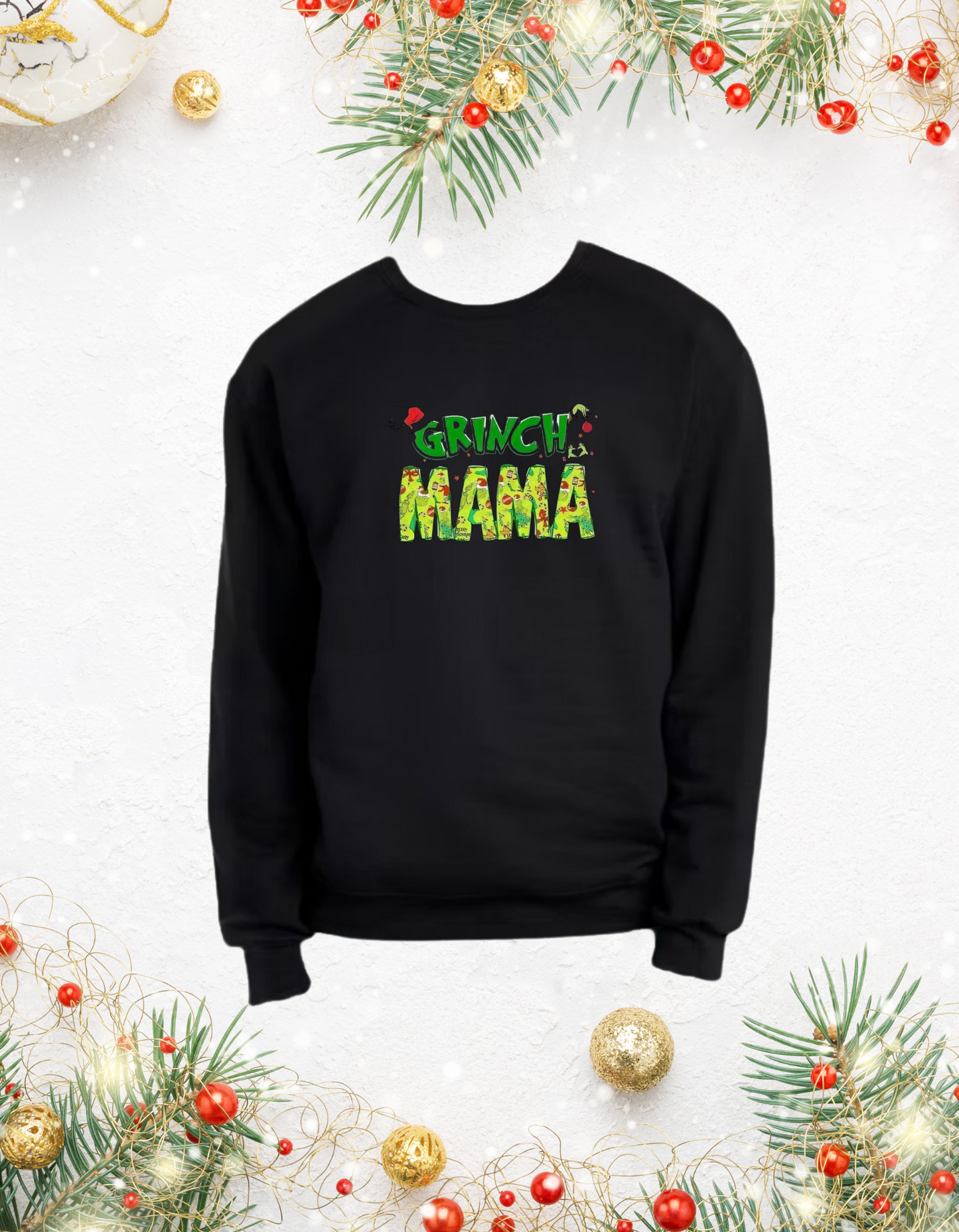 Sweatshirts, Unisex, Sweatshirt, The Grinch, Grinch Mama, The Grinch Holiday Sweatshirt, The Grinch Holiday Sweater, Holiday Grinch Sweatshirt, The Grinch Christmas Sweatshirt