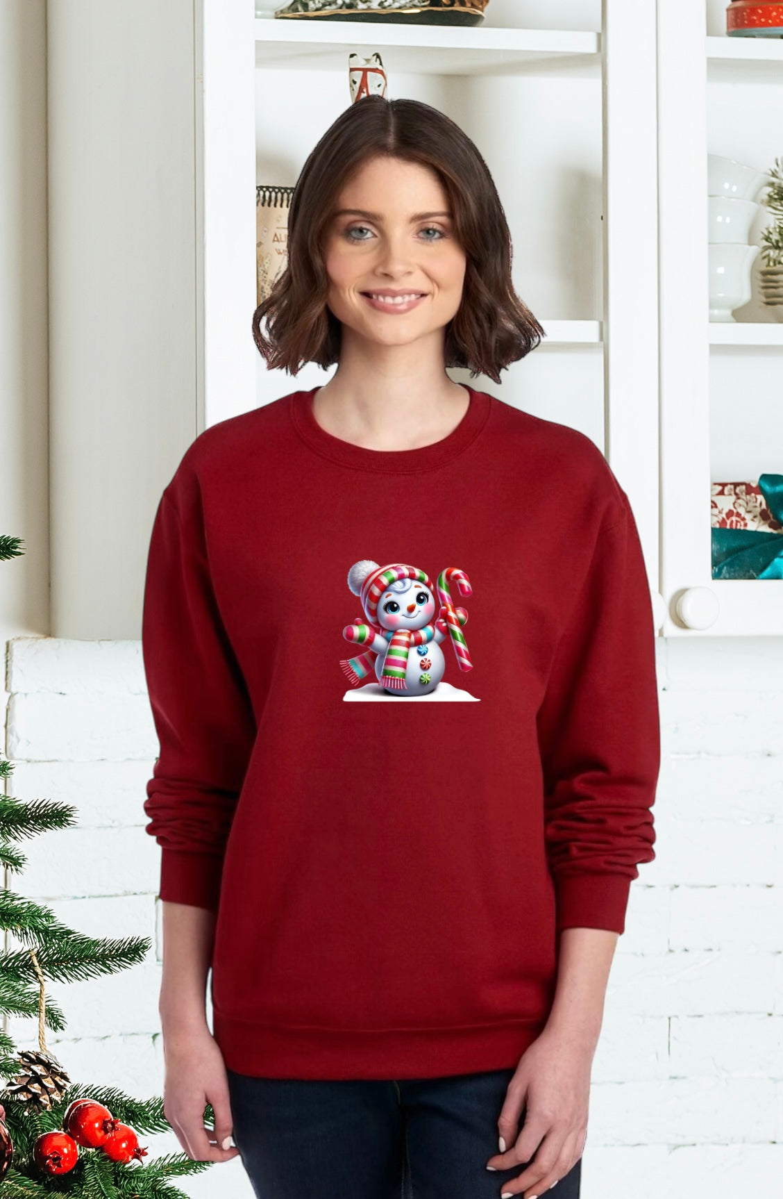 Sweatshirts, Unisex Sweatshirt, Cute Holiday Apparel, Adorable Festive Holiday Gifts, Holiday Apparel, Unisex Holiday Sweater, Adorable Snowman Holiday Sweater