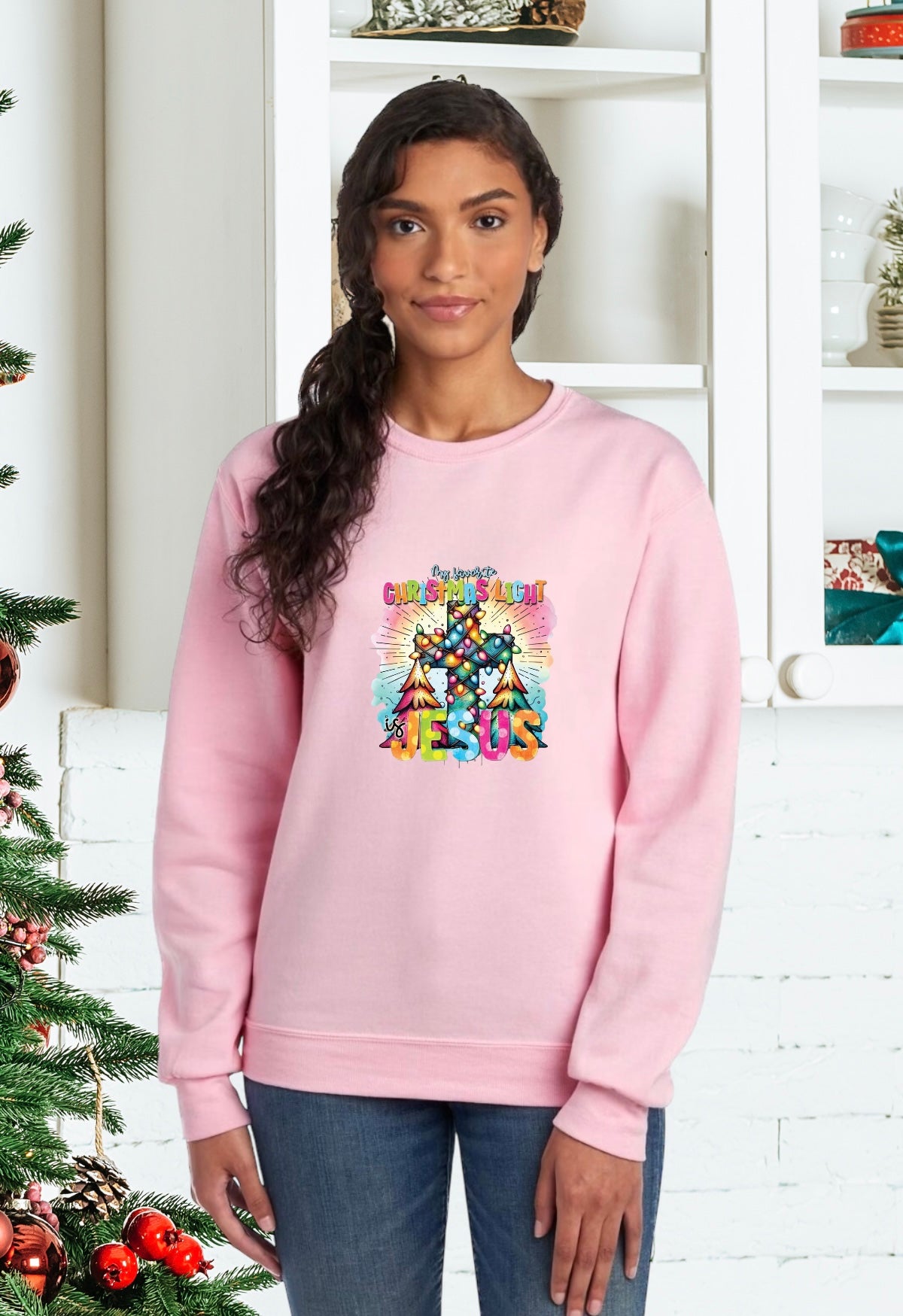 Sweatshirt, Unisex Sweatshirt, Cute Holiday Apparel, Adorable Festive Holiday Gifts, Holiday Apparel, Unisex Holiday Sweater, Festive Apparel, Religious Holiday Apparel, Jesus