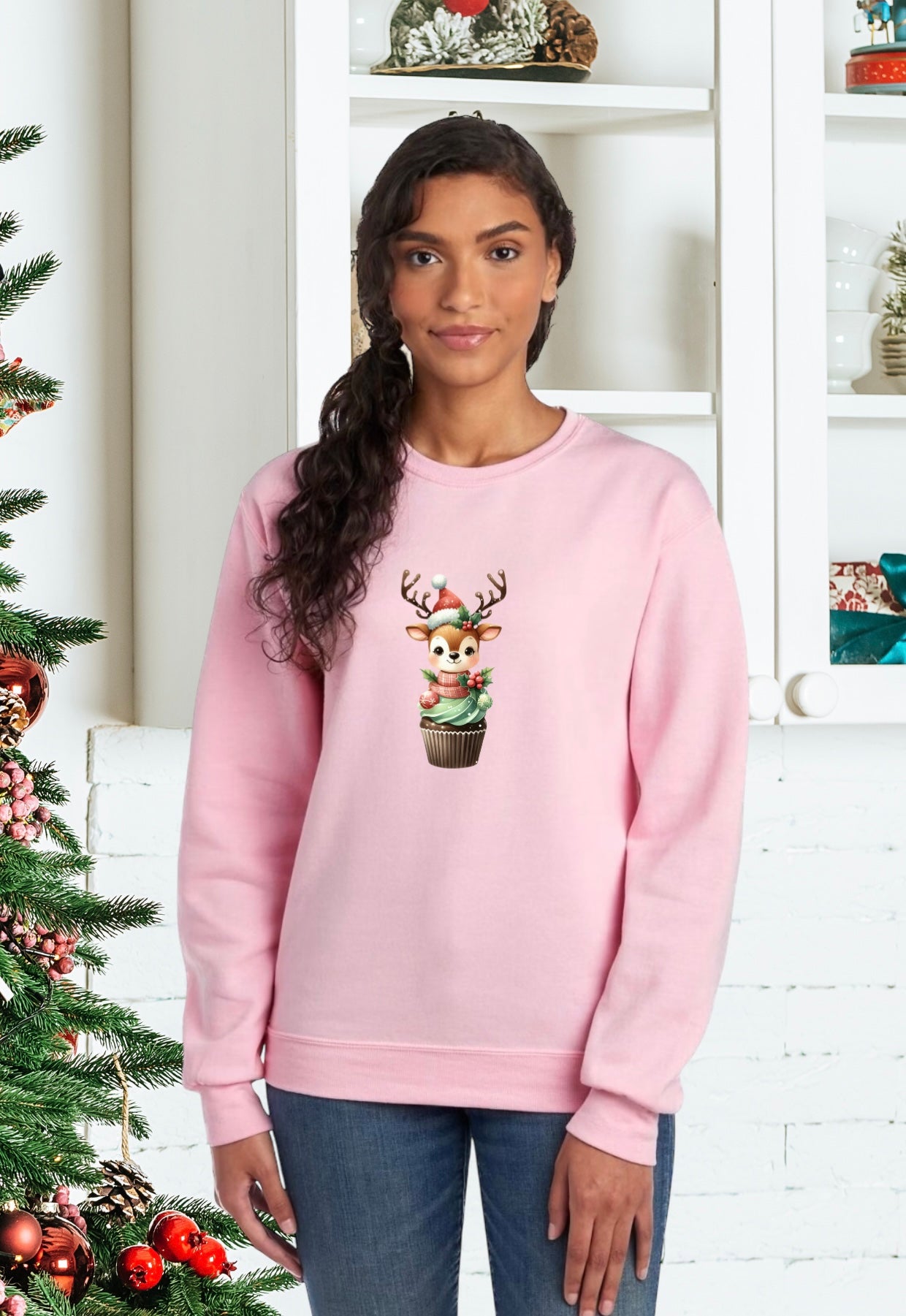 Sweatshirts, Unisex Sweatshirt, Cute Holiday Apparel, Adorable Festive Holiday Gifts, Holiday Apparel, Unisex Holiday Sweater, Adorable Animal Holiday Sweater