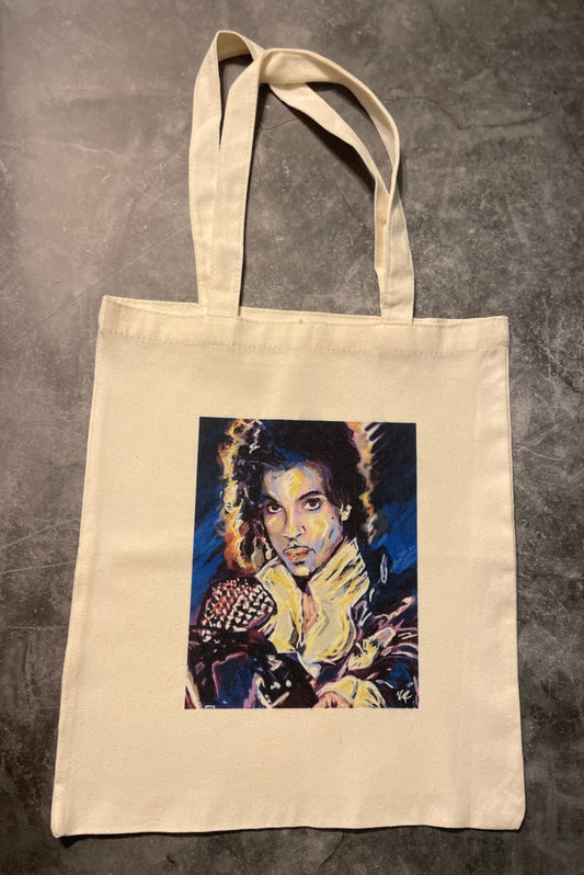 Customized Totes, Custom Made Bags,The Artist Formerly Known as Prince Canvas Tote, Prince Bag