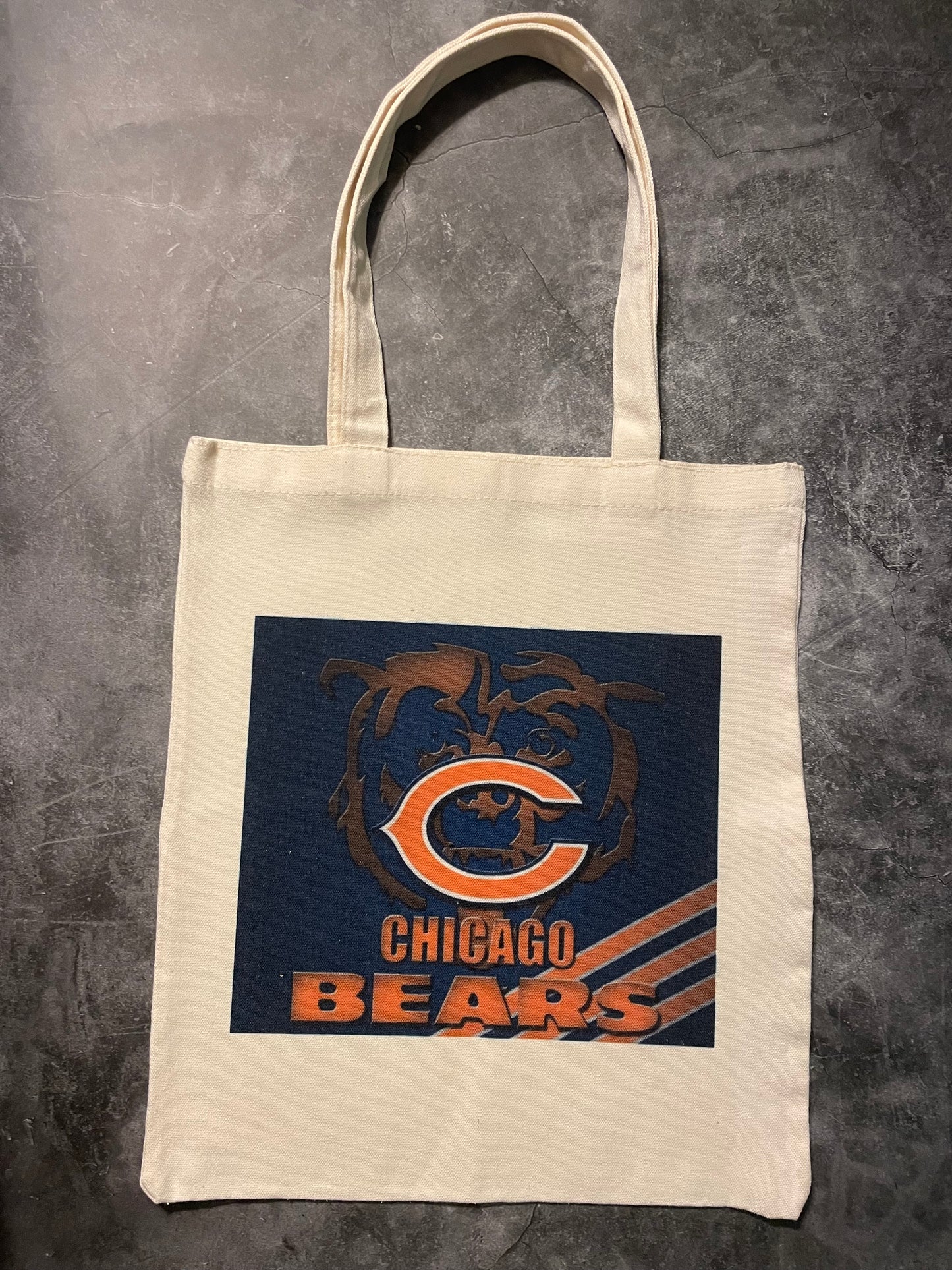 Custom Made Chicago Bears Tote, Chicago Bears, Customized Tote, Personalized Tote, Customized Bags, Personalized Bags